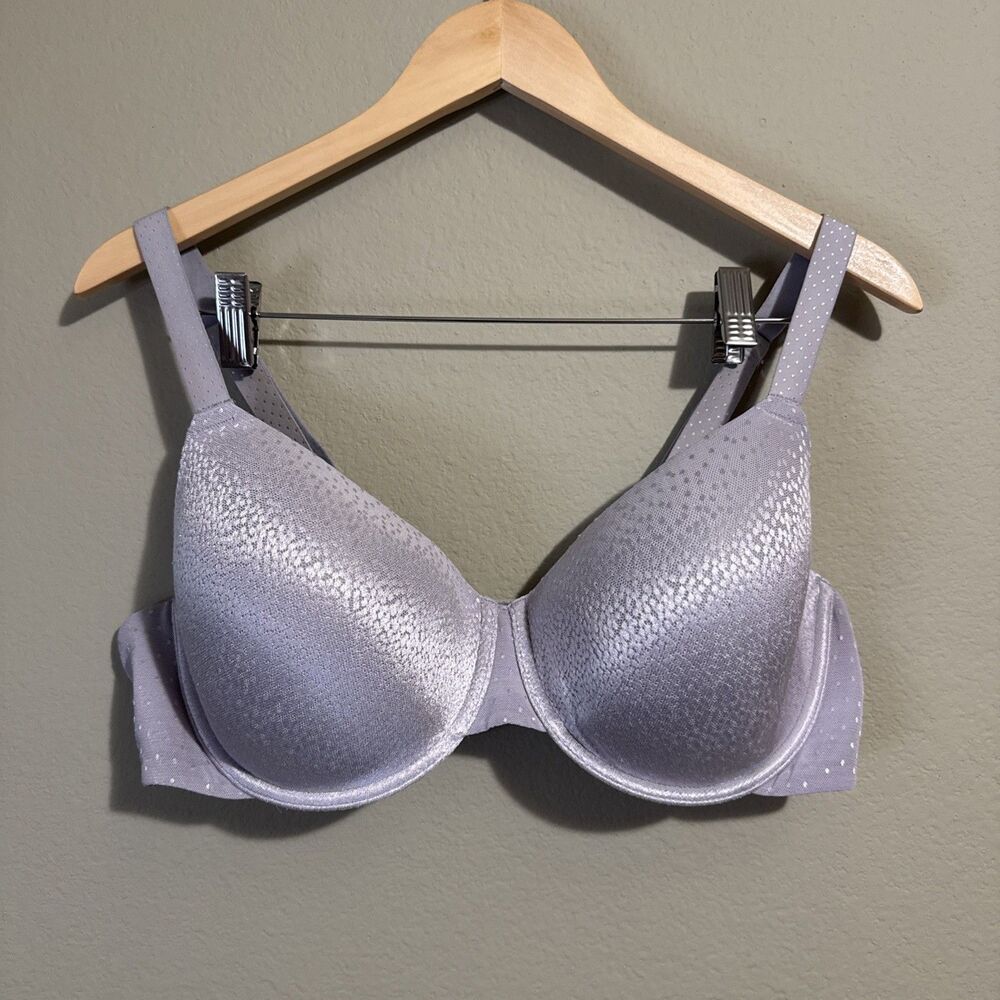 WACOAL Women's Back Appeal Underwire Contour Bra 853303 Size 40D Silver